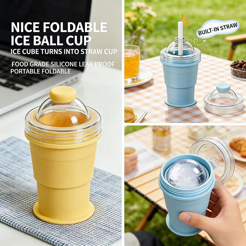 Ice Mold Sphere - BOLTIFY Cetakan Bola Es Silikon 2-in-1