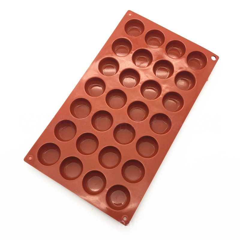 Ice Mold Sphere - Cetakan Cokelat Silikon Setengah Bola 28