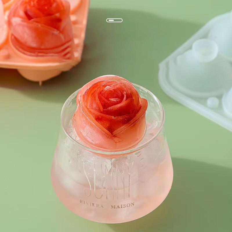 Cetakan es mawar 3D 4 lubang b - Ice Mold Sphere ulasan dan harga